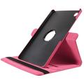 Samsung Galaxy Tab A9+ 360 Pyörivä Folio-kotelo - Kuuma pinkki