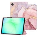Samsung Galaxy Tab A9+/A11+ Tech-Protect SmartCase Tri-Fold Folio kotelo - Marmori