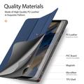 Samsung Galaxy Tab A9+ Dux Ducis Domo Tri-Fold Smart Lompakkokotelo - Sininen