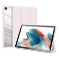Samsung Galaxy Tab A9+ Dux Ducis Toby Tri-Fold Älykäs Lompakkokotelo - Vaaleanpunainen
