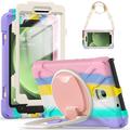 Samsung Galaxy Tab Active5 Heavy Duty 360 Suojakotelo Käsihihnalla - Värikäs