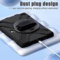 Samsung Galaxy Tab Active5 Pro Heavy Duty 360 Suojakotelo Käsihihnalla - Musta