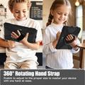Samsung Galaxy Tab Active5 Pro Heavy Duty 360 Suojakotelo Käsihihnalla - Musta