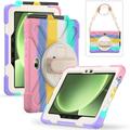 Samsung Galaxy Tab Active5 Pro Heavy Duty 360 Suojakotelo Käsihihnalla - Värikäs