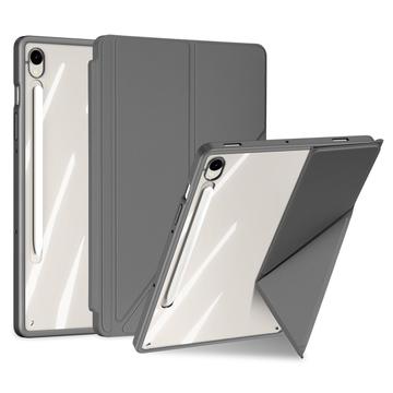 Samsung Galaxy Tab S10 FE/S9 FE/S9 Dux Ducis Magi Irrotettava 2-in-1 Folio kotelo - Harmaa