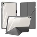 Samsung Galaxy Tab S10 FE/S9 FE/S9 Dux Ducis Magi Irrotettava 2-in-1 Folio kotelo - Harmaa
