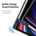 Samsung Galaxy Tab S10 FE/S9 FE/S9 Dux Ducis Magi Irrotettava 2-in-1 Folio kotelo - Harmaa