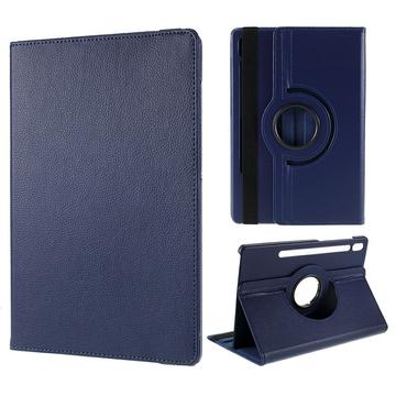 Samsung Galaxy Tab S10 FE+ 360 Rotary Folio kotelo - tummansininen