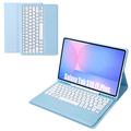 Samsung Galaxy Tab S10 FE+ Bluetooth Suojakotelo Näppäimistöllä - Vaaleansininen