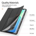 Samsung Galaxy Tab S10 FE+ Dux Ducis Domo Tri-Fold Smart Lompakkokotelo - Musta