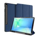 Samsung Galaxy Tab S10 FE+ Dux Ducis Domo Tri-Fold Smart Lompakkokotelo - Sininen