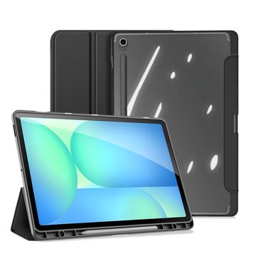 Samsung Galaxy Tab S10 FE+ Dux Ducis Toby Tri-Fold Älykäs Lompakkokotelo - Musta