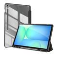 Samsung Galaxy Tab S10 FE+ Dux Ducis Toby Tri-Fold Älykäs Lompakkokotelo - Musta