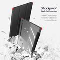 Samsung Galaxy Tab S10 FE+ Dux Ducis Toby Tri-Fold Älykäs Lompakkokotelo - Musta