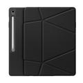 Samsung Galaxy Tab S10 FE+ Dux Ducis Vers Series Smart Folio Kotelo - Musta