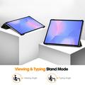 Samsung Galaxy Tab S10 FE+ Tri-Fold Series Smart Folio -kotelo - Musta