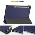 Samsung Galaxy Tab S10 FE+ Tri-Fold Series Smart Folio -kotelo - tummansininen