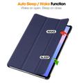 Samsung Galaxy Tab S10 FE+ Tri-Fold Series Smart Folio -kotelo - tummansininen