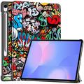 Samsung Galaxy Tab S10 FE+ Tri-Fold Series Smart Folio -kotelo - Graffiti