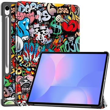 Samsung Galaxy Tab S10 FE+ Tri-Fold Series Smart Folio -kotelo - Graffiti