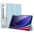 Samsung Galaxy Tab S10 Ultra Dux Ducis Toby Tri-Fold Älykäs Lompakkokotelo - Vaaleansininen