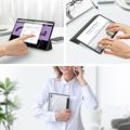Samsung Galaxy Tab S10 Ultra Dux Ducis Toby Tri-Fold Älykäs Lompakkokotelo - Musta