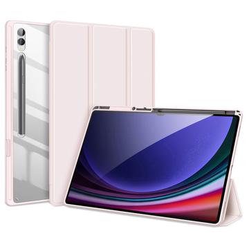 Samsung Galaxy Tab S10 Ultra Dux Ducis Toby Tri-Fold Älykäs Lompakkokotelo - Vaaleanpunainen
