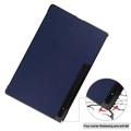Samsung Galaxy Tab S10 Ultra Tri-Fold Sarjan Smart Lompakkokotelo - Sininen
