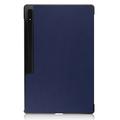 Samsung Galaxy Tab S10 Ultra Tri-Fold Sarjan Smart Lompakkokotelo - Sininen