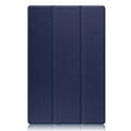 Samsung Galaxy Tab S10 Ultra Tri-Fold Sarjan Smart Lompakkokotelo - Sininen
