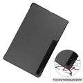 Samsung Galaxy Tab S10 Ultra Tri-Fold Sarjan Smart Lompakkokotelo - Harmaa