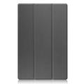 Samsung Galaxy Tab S10 Ultra Tri-Fold Sarjan Smart Lompakkokotelo - Harmaa