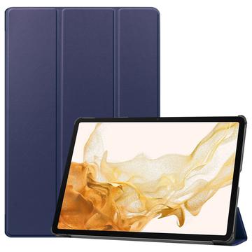 Samsung Galaxy Tab S10+ Tri-Fold Sarjan Smart Lompakkokotelo - Sininen