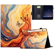 Samsung Galaxy Tab S11 Smart Folio Kotelo - Oranssit perhoset