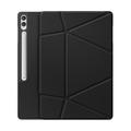 Samsung Galaxy Tab S11 Ultra Dux Ducis Vers Series Smart Folio Kotelo - Musta
