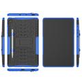 Samsung Galaxy Tab S6 Lite 2020/2022/2024 Liukumaton Hybridikotelo Jalustalla - Sininen / Musta