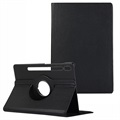 Samsung Galaxy Tab S7 FE 360 Pyörivä Folio-kotelo - Musta