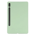 Samsung Galaxy Tab S8/S7 Liquid Silicone Suojakuori (Avoin pakkaus - Erinomainen) - Vihreä