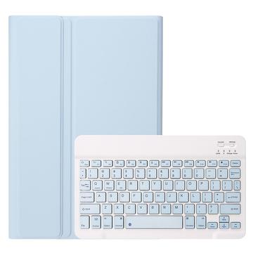 Samsung Galaxy Tab S9 Bluetooth Suojakotelo Näppäimistöllä - Vaaleansininen