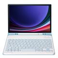 Samsung Galaxy Tab S9 Bluetooth Suojakotelo Näppäimistöllä - Vaaleansininen