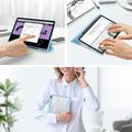 Samsung Galaxy Tab S9 Dux Ducis Toby Tri-Fold Älykäs Lompakkokotelo - Vaaleansininen