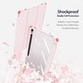 Samsung Galaxy Tab S9 Dux Ducis Toby Tri-Fold Älykäs Lompakkokotelo - Vaaleanpunainen