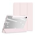 Samsung Galaxy Tab S9 Dux Ducis Toby Tri-Fold Älykäs Lompakkokotelo - Vaaleanpunainen