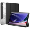 Samsung Galaxy Tab S10 FE/S9 FE Dux Ducis Toby Tri-Fold Älykäs Lompakkokotelo - Musta