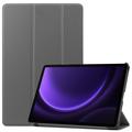Samsung Galaxy Tab S10 FE/S9 FE Tri-Fold Sarjan Smart Lompakkokotelo - Harmaa