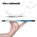 Samsung Galaxy Tab S9 Tri-Fold Sarjan Smart Läppäkotelo - Meren Aalto