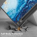 Samsung Galaxy Tab S9 Tri-Fold Sarjan Smart Läppäkotelo - Meren Aalto