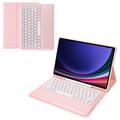 Samsung Galaxy Tab S9+ Bluetooth Suojakotelo Näppäimistöllä (Avoin pakkaus - Bulkki) - Pinkki