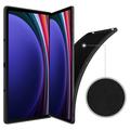 Samsung Galaxy Tab S9+/S9 FE+ Liquid Silicone Suojakuori (Avoin pakkaus - Tyydyttävä) - Musta