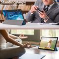 Samsung Galaxy Tab S9+ Tri-Fold Sarjan Smart Lompakkokotelo - Meren Aalto
